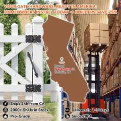 Us Local Stock Heavy Duty Gate Lock/Latch Drop Rod Bolt - Image 6
