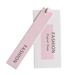 Special Paper Hanging Tag Custom Design Textured Clothing Hanging Tag - Image 6