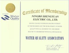 WQA member certificate from Ningbo Zuanbang Technology Co., Ltd.