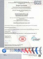 GRS certificate from Shenzhen Awells Craft Co., Ltd.