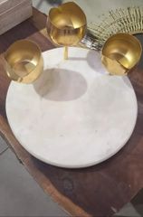 Golden Colour Metal Decorative Items Color Golden - Image 1