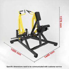 Fitness Equipment Plate Loaded Gym Trainer Strength ISO-Lateral Rowing Benches & Racks Machine Rower - Image 2