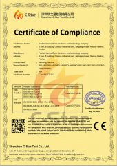 CE for Europe certificate from Foshan City DaiNi Electronic Technology Co., Ltd.