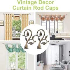 Window Curtain Rod with Aluminium End Cap - Image 1