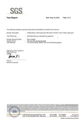 CFR1616 CFR1615 Test Certificate certificate from Shanghai July Textile Co.,Ltd