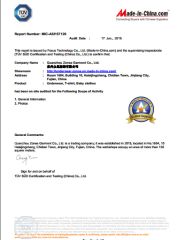 TUV SUD Certification and Testing certificate from Quanzhou Zonse Garment Co., Ltd.