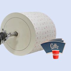 Food Grade PE Coated Paper Roll Raw Materials Paperboards MOQ 5tons Veins Plain Origin China Trademark LK Weight 150~320g - Image 1
