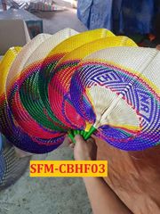 100% Handmade Bamboo Woven Fans - Image 2