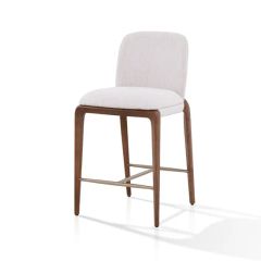 PVC Leather Modern Home Furniture Bar Stool Chair MOQ 50PCS Rotary Fixed Condition New Folded Unfolded Package 1PC/1CTN Item No. - Image 1