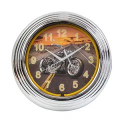 Precise Timing Hot Sale Edge Lighting Glass Surface Decorative Wall Clock - Image 1