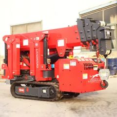 Spider Crane Foldable Road Lift Building Engineering Lifting Machine 5 Ton Hoist Hydraulic Mobile Tower Truck 3 Ton Spider Crane with Man Basket Aerial Platform - SHANDONG LANDWARD HI GROUP
