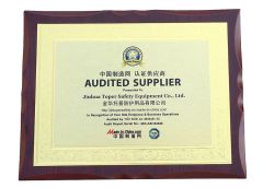Audited Supplier certificate from Jinhua Toper Safety Equipment Co., Ltd.