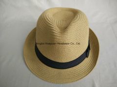 100%Paper Fedora Hats Sample Time 5-7days Applicable User Adults HS Code 6504000000 Loading Port Ningbo Trademark huanyuan - Sunrose Hats Company Limited