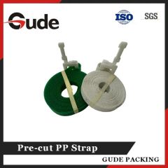 Durable 1/2" Embossed White Pre-Cut PP Strapping for Packaging for Logistics - Image 4