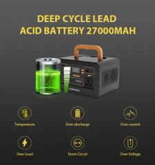 Solar Power System 300W Portable Inverter with Car Jump Starter Function - Image 4