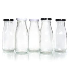 Round Milkshake Bottle for Yoghurt and Beverages with Custom Label - Image 6