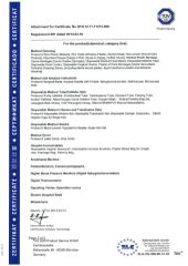 ISO 13485 Certificatie certificate from Medtrue Enterprise Co., Ltd.