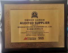 SGS audited supplier certificate from QINGDAO OHSUNG STATIONERY CO., LTD.