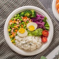 Hot Sale Biodegradable Sugarcane Bagasse Plates Paper Cup Cutlery Compostable Disposable Tableware Suit - Image 6
