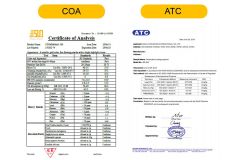 COA & ATC certificate of Anhui I-Sourcing International Co., Ltd. – certificate photo, supplier certificates section