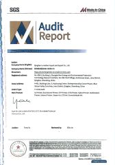 SGS Audit Report certificate of Qingdao Lumeilan Import and Export Co., Ltd – certificate photo, supplier certificates section