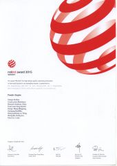 Reddot Award certificate of XCMG E-Commerce Inc. – certificate photo, supplier certificates section