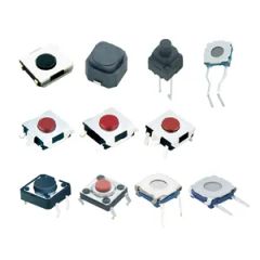 130GF Low Profile Small Push Buttons Micro Switch SMD Slide Sample Free Shape Square Trademark LHE Model NO. P3-4 Shrapnel - Image 2