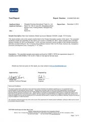 Barn Door Hardware Test Report certificate from Shanghai Housing International Trade Co., Ltd.