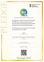 UDYOGAADHAAR certificate from Rienf Expo