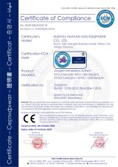 CE Certificate certificate of Xuzhou Huayan Gas Equipment Co., Ltd. – certificate photo, supplier certificates section