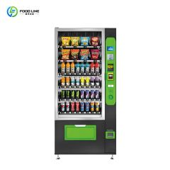 Combo Vending Machine for Foods and Drinks with Touch Screen Card Reader Coin Cash Payment - Image 3