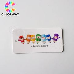 Recycled Paper Jeans Hang Tag Type Hang Shape Strip Size 4cm*9cm Material Paper Pattern Printed Model NO. DC-57 Origin - Image 4