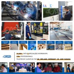 Custom Sheet Metal Frame Stainless Steel Sheet Metal Fabrication for Square Tube Cutter Machine - Image 6