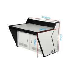 Galvanized Sheet Material Software Updates Steel Ergonomic Control Room Console - Image 6
