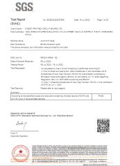 Aluminum  immersion glod   REACH test report certificate from Finest Printed Circuit Board Ltd.