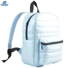 Custom Casual Lightweight Puffer Backpack Size 23" Color Black Style Sport MOQ. 500 PCS Origin China Type Backpack HS Code - Image 4