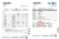 Test report-sodium bicarbonate certificate of FONDLAND CHEMICALS CO., LTD. – certificate photo, supplier certificates section