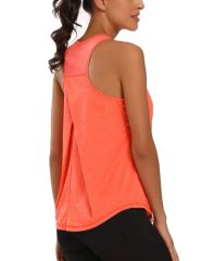Womens Workout Tops Tank Tops Mesh Yoga Shirts Athletic Running Tank Tops Sleeveless - Image 3