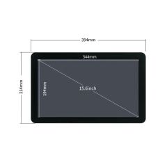 15 6 Inch Android All in One Panel PC Tablet Touch Screen Monitors for Building - Image 2