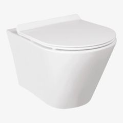 Extd Wall Hung Toilets studio ivory Shape Oval Color Ivory Brand Hindware Material Ceramic Trap Type P Trap Is It Automatic - Image 3