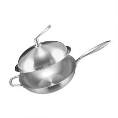 China Kitchen Commercial Energy-Saving Cookware Non Stick Fry Pan Available Induction Cooker Pan Wok - Yiwu Cassue Trading Co., Ltd