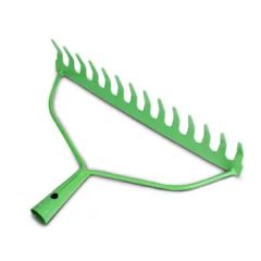 Custom 14-Tooth Carbon Steel Garden Tool Rake Landscape Leveling Rake - Image 3