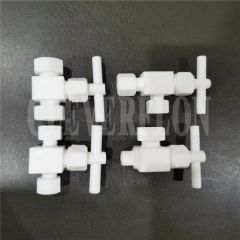 High Performance Corrosive Resistance PTFE Needle Valves Origin China Trademark NONE Model NO. JFCLP Connection Form Ferrule - Image 4