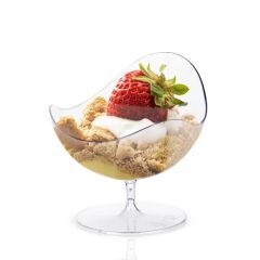 BPA Free 50ml Transparent Irregular Shape Disposable Cocktail Glass - Image 3