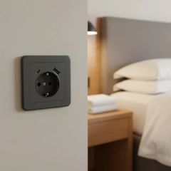 Sleek Power Socket Insert for Advanced Wall Trunking Systems - Image 4