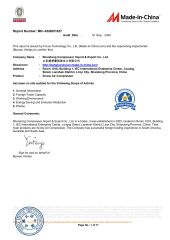 KOMPT BV certificate certificate from Shandong Compressor Import & Export Co., Ltd.