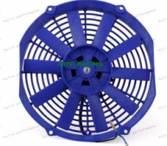 14inch 14inch Blue GV-F03 Tube-fin 82W 24V 2.5inch 9A Universal Car Radiator Fan - Ningbo Govi Auto Parts Co., Ltd.