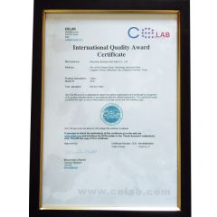 International Quality Award Certificate certificate from Wenbao Valve Co., Ltd.