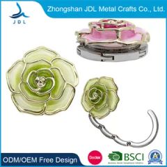 Wholesale Metal Crafts Fashion Promotional Royal Crown Bag Hanger Meta Folding Purse Hook - Image 2