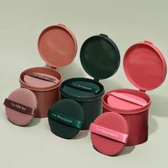 New Arrival Onge Makeup Remover Loose Powder Shimmer Puff Triangle Powder Puff - Image 2